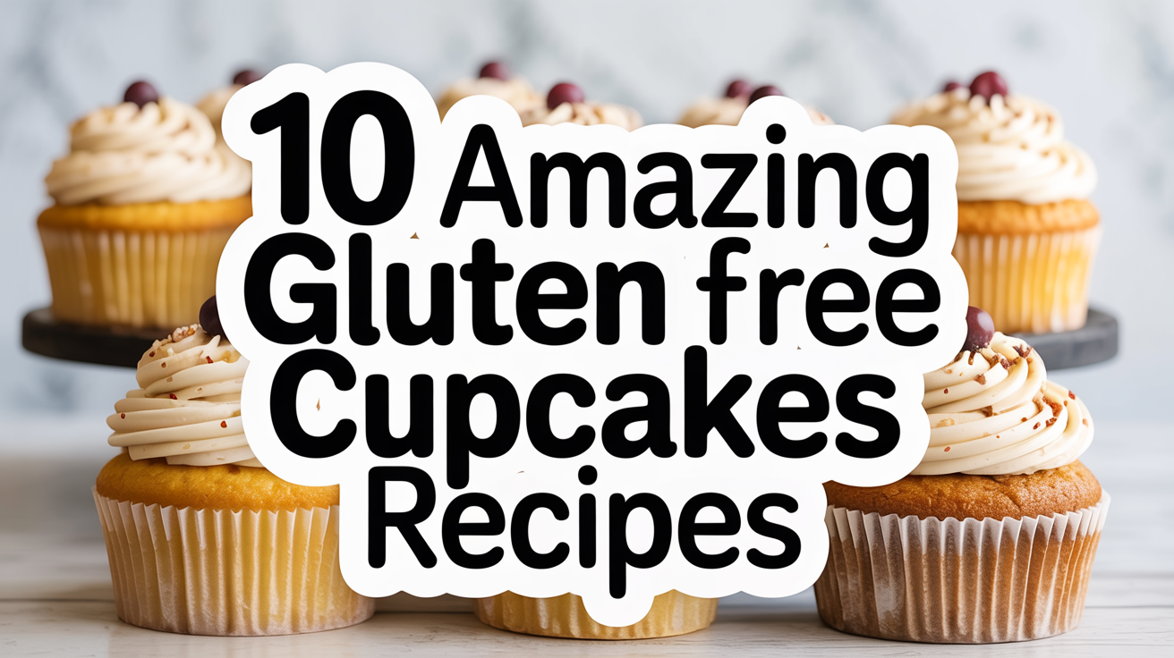 10 Amazing Gluten Free Cupcakes Recipes - Featured
