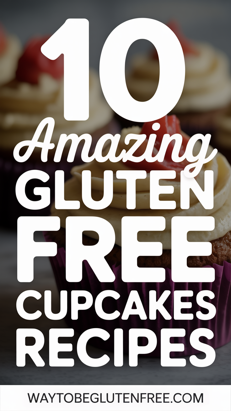 10 Amazing Gluten Free Cupcakes Recipes Pinterest Image