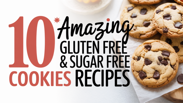 10 Amazing Gluten Free & Sugar Free Cookies Recipes - Featured