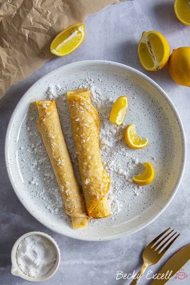 3-Ingredient Gluten Free Crêpes Recipe (dairy free, low FODMAP)