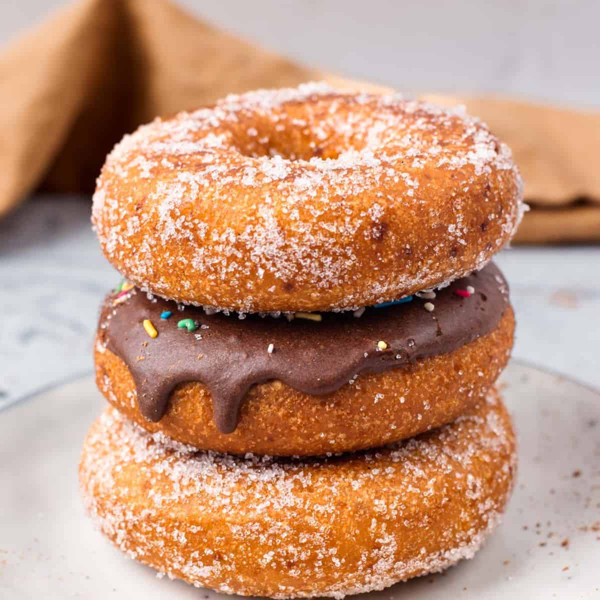 30-Minute Gluten Free Donuts (Fried, Bakery Style)