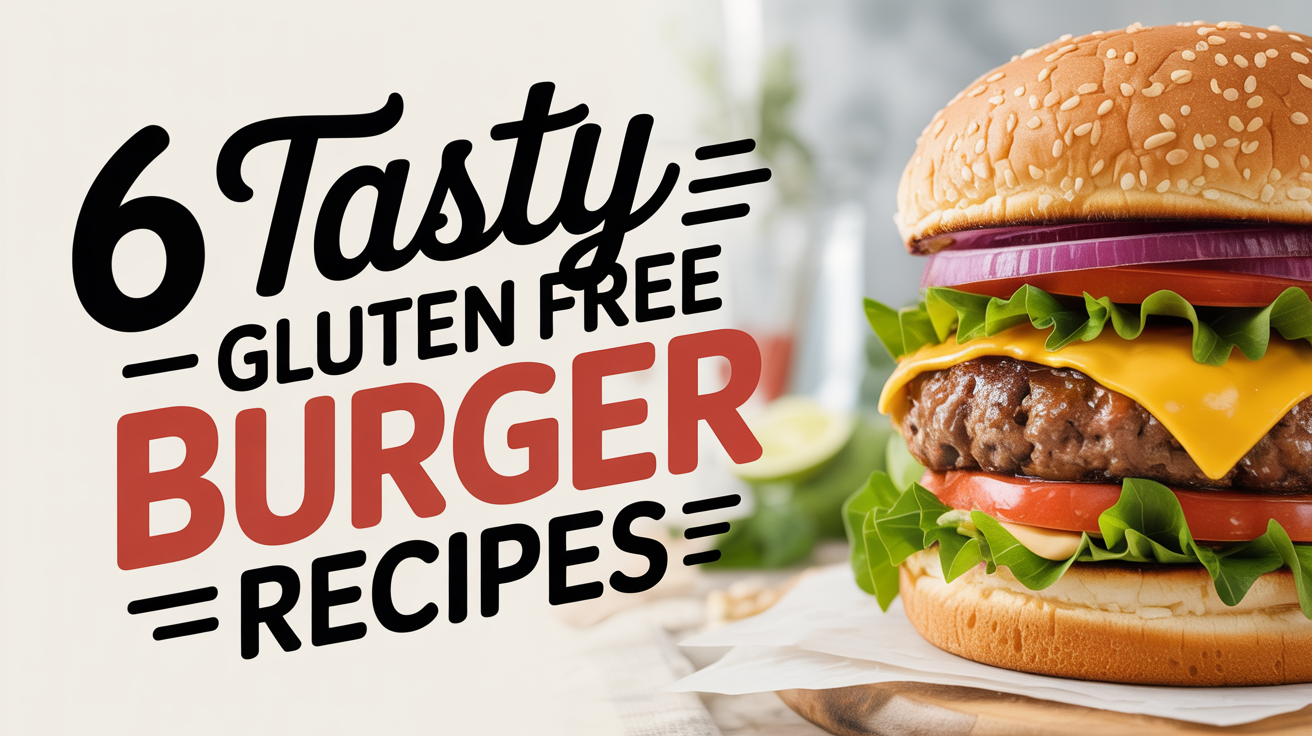 6 Tasty Gluten Free Burger Recipes - Featured