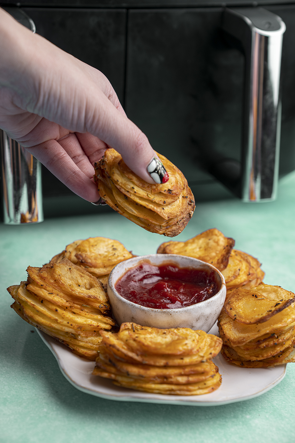 Air Fryer Potato Stacks Recipe