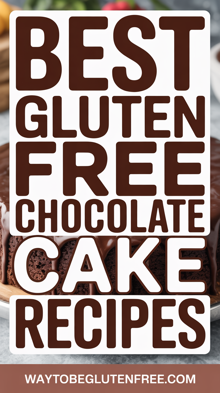 Best Gluten Free Chocolate Cake Recipes Pinterest Image