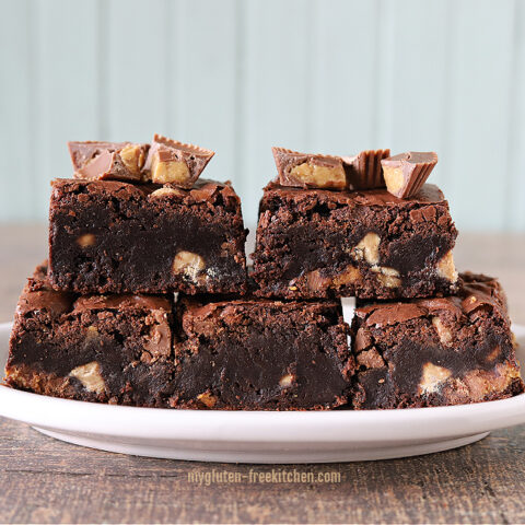 Gluten-free Reese's Brownies