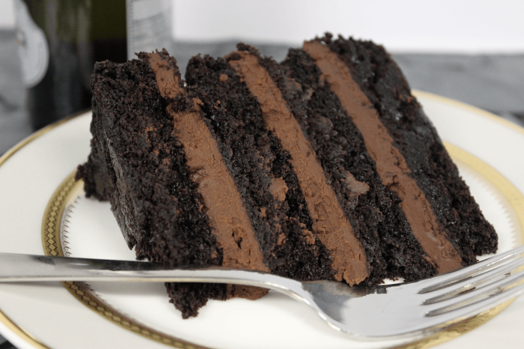 Chocolate Cake with Dark Chocolate Ganache | Pamela's Products