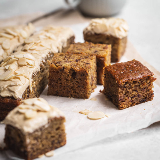Date Cake with Salted Caramel Frosting