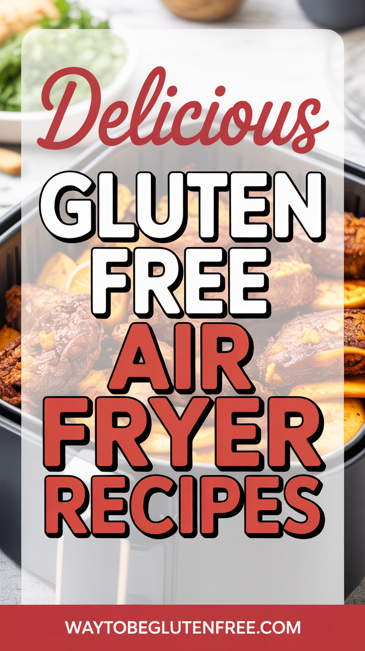 Delicious Gluten Free Air Fryer Recipes Pinterest Image