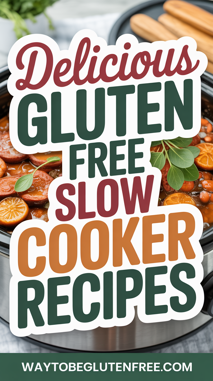 Delicious Gluten Free Slow Cooker Recipes Pinterest Image