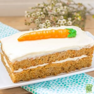 Easy Gluten Free Carrot Cake (Dairy Free Option!)