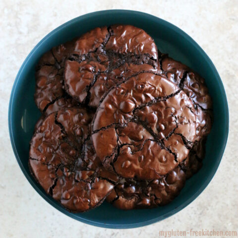 Flourless Chocolate Mudslide Cookies (gluten-free, dairy-free)