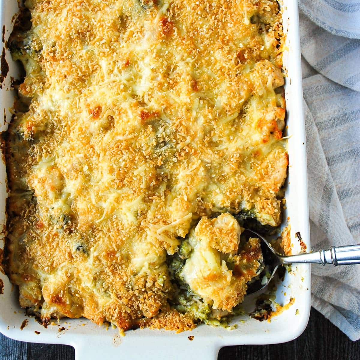 Gluten-Free Chicken Divan {Keto Option}