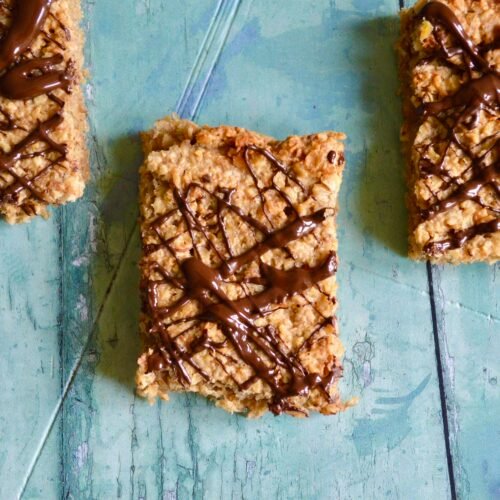 Ginger Chocolate Flapjacks (Gluten Free, Dairy Free)