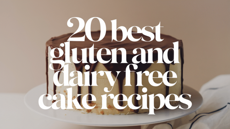 Gluten And Dairy Free Cake Recipes