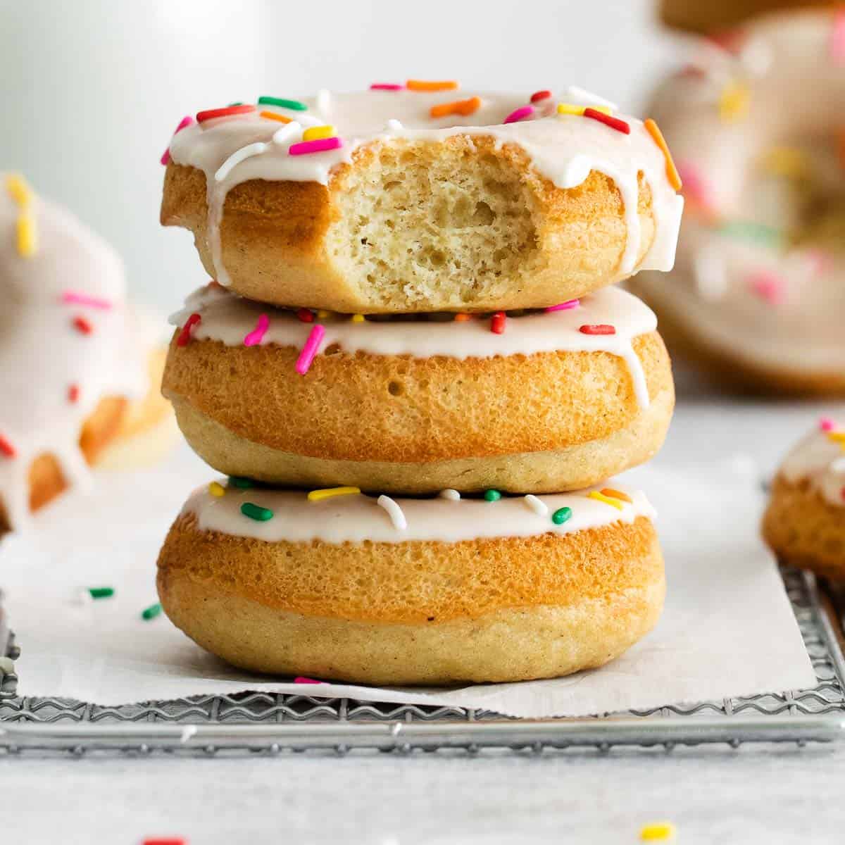 Gluten-Free Baked Cake Donuts