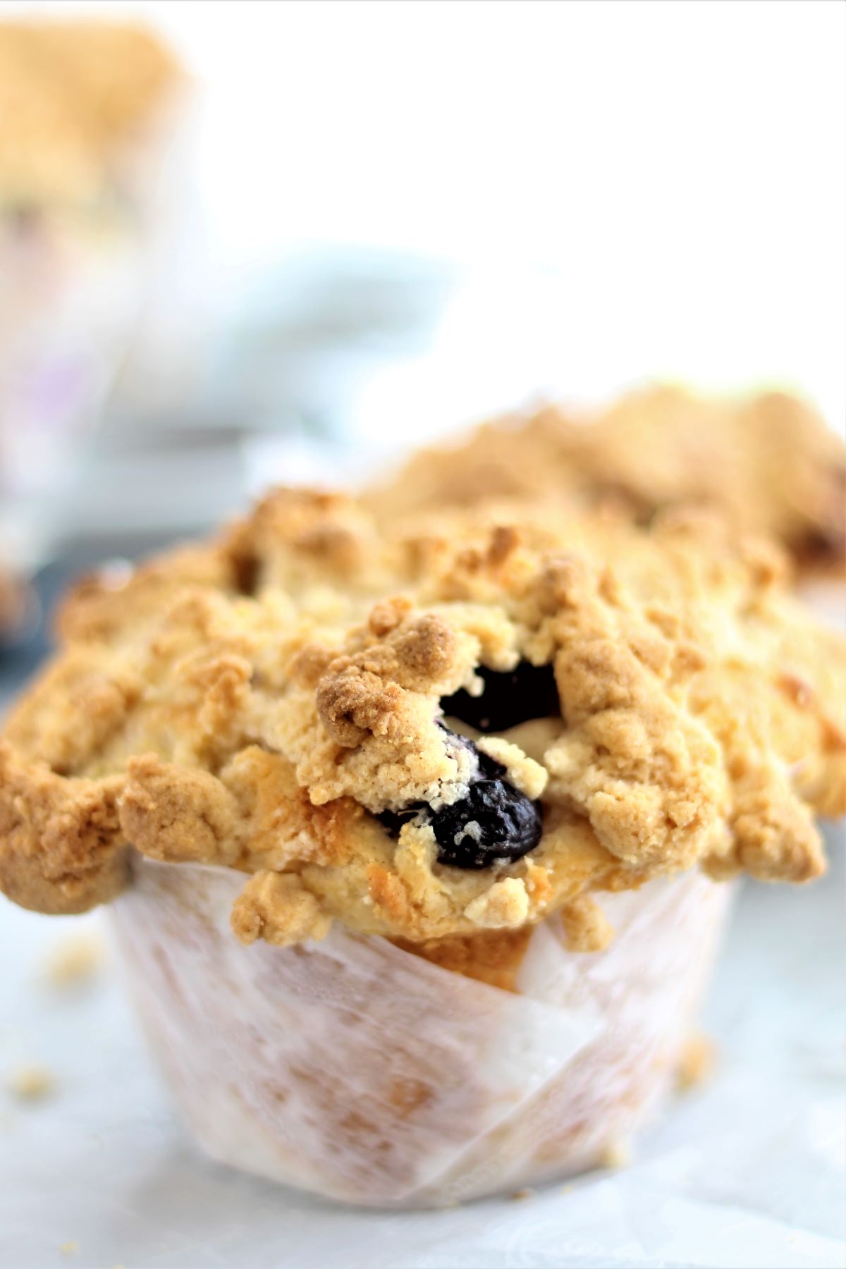 Gluten Free Bakery Style Blueberry Muffins