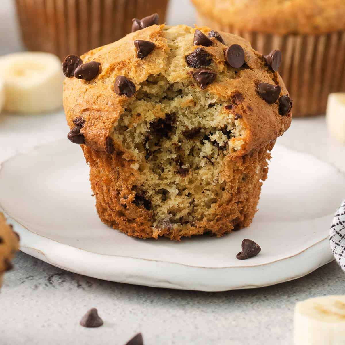 Gluten-Free Banana Muffins (Easy with 1:1 Baking Flour!)