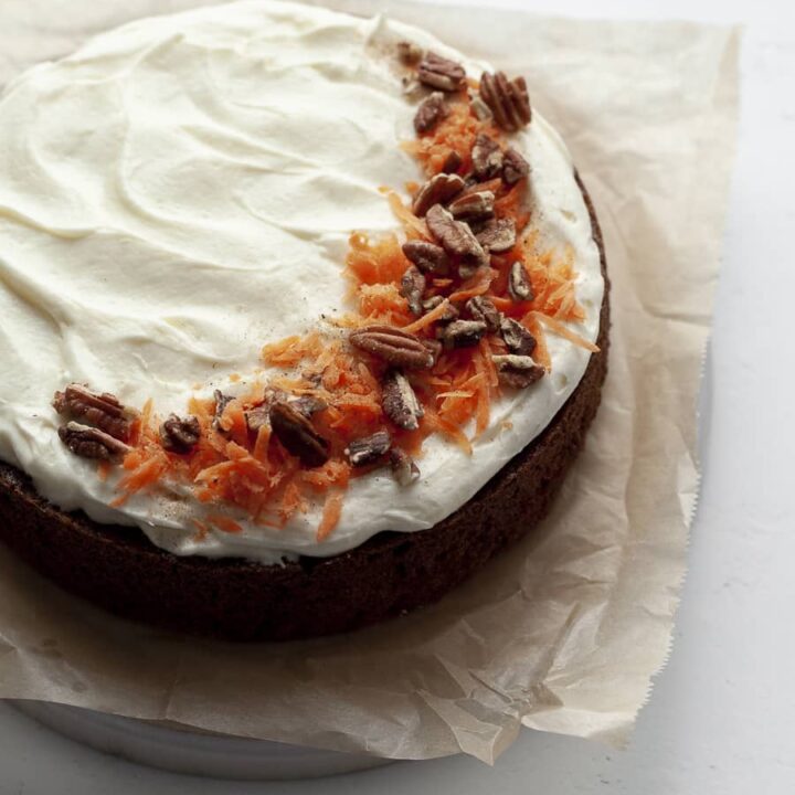 Gluten Free Carrot Snack Cake