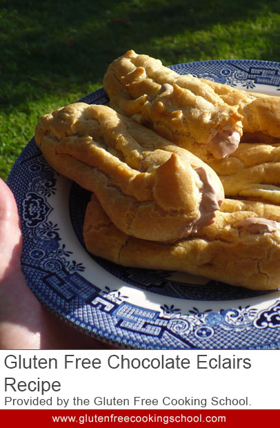 Gluten Free Chocolate Eclairs Recipe – Gluten Free Cooking School