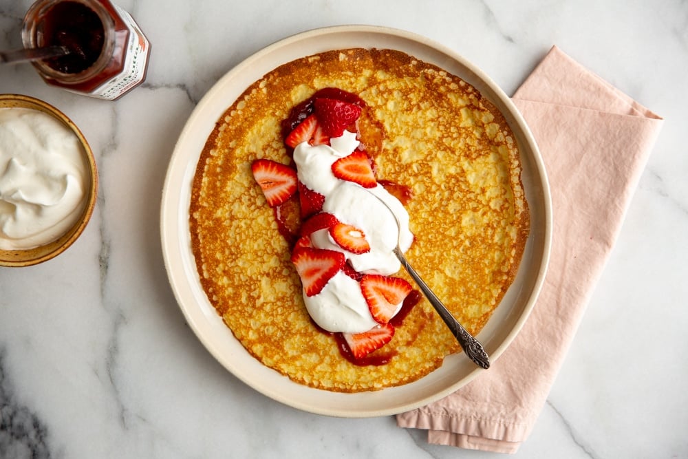 Gluten Free Crepe Recipe (Sweet or Savory!)