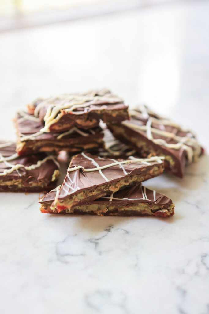 Gluten-Free Dubai Chocolate Date Bark by Primal Palate - FoodSocial