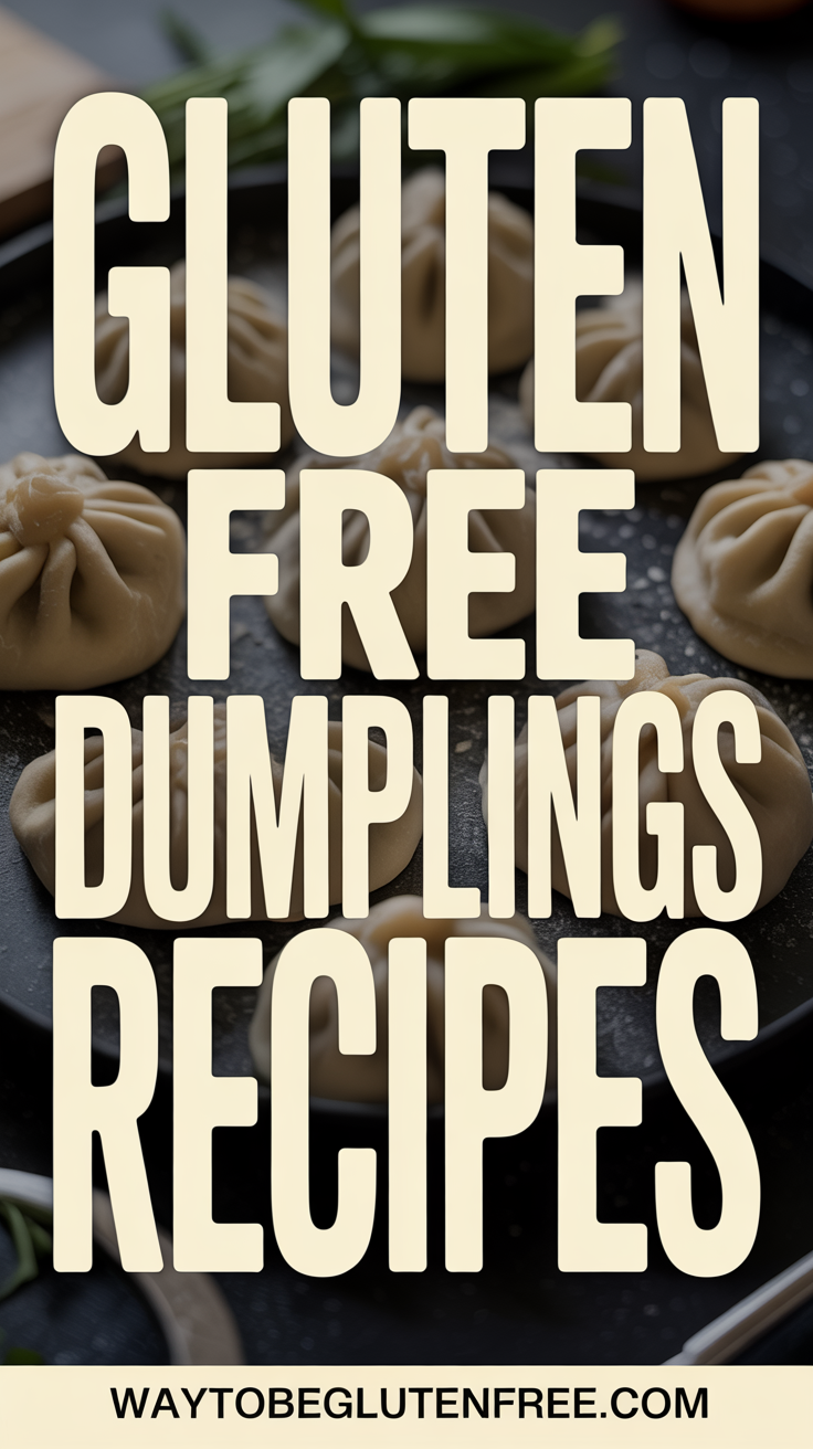Gluten Free Dumplings Recipes Pinterest Image