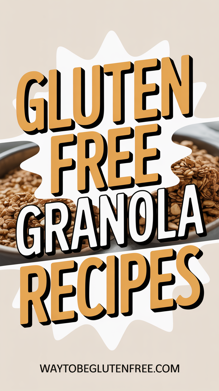 Gluten Free Granola Recipes Pinterest Image