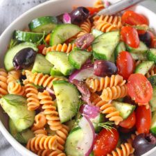 Gluten Free Greek Pasta Salad