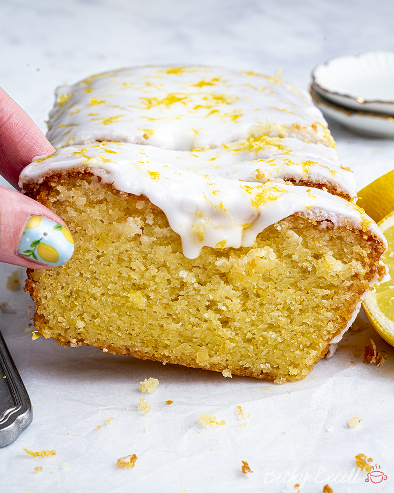 Gluten Free Lemon Drizzle Cake Recipe - BEST EVER!
