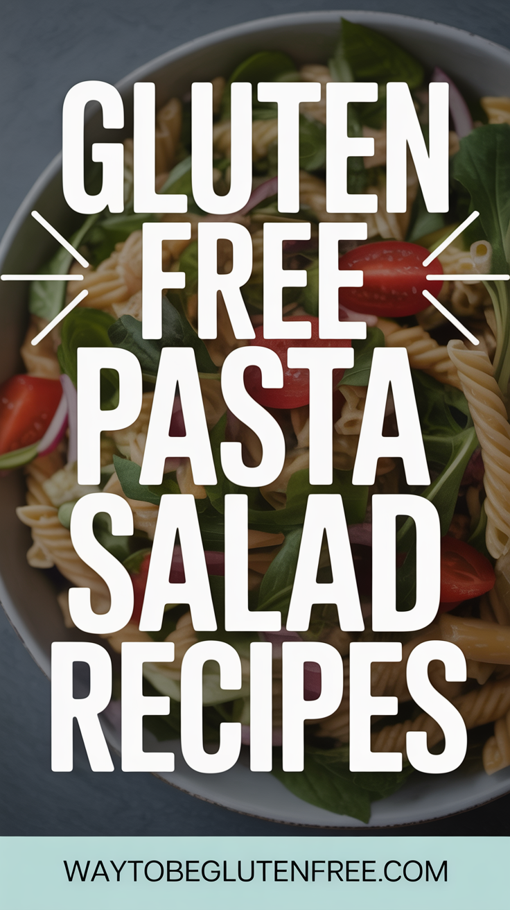 Gluten Free Pasta Salad Recipes Pinterest Image