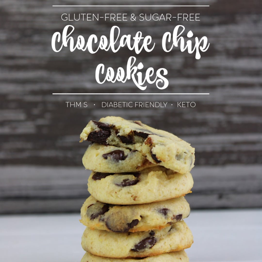 Gluten-Free Sugar-Free Chocolate Chip Cookies