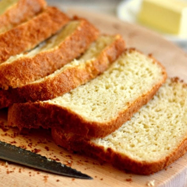 Homemade Gluten-Free Bread {bread machine, dairy-free option}