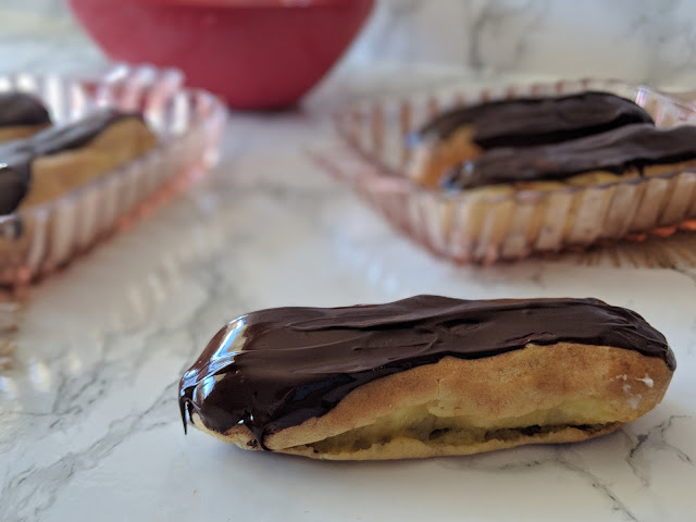 Homemade Gluten Free, Dairy Free, Refined Sugar Free Eclairs Recipe - Frugal Fancy Food - Penniless Parenting