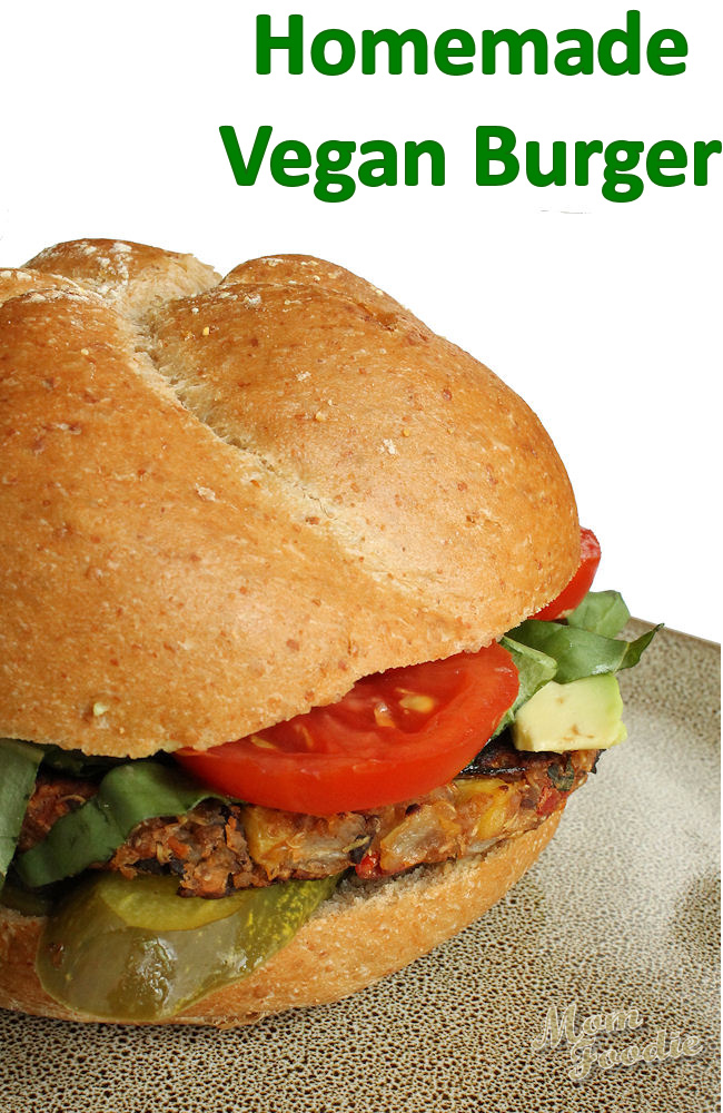 Homemade Vegan Burger Recipe (gluten-free)