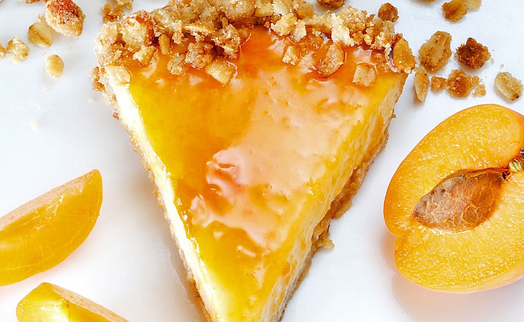 JULES FOOD...: Yogurt and Apricot Pie with Crunchy Granola Crust