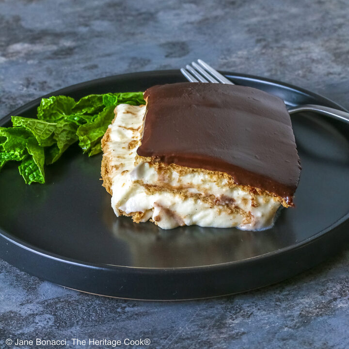 No Bake Chocolate Eclair Cake (GF)