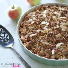 Simple Vegan Gluten-Free Apple Crisp