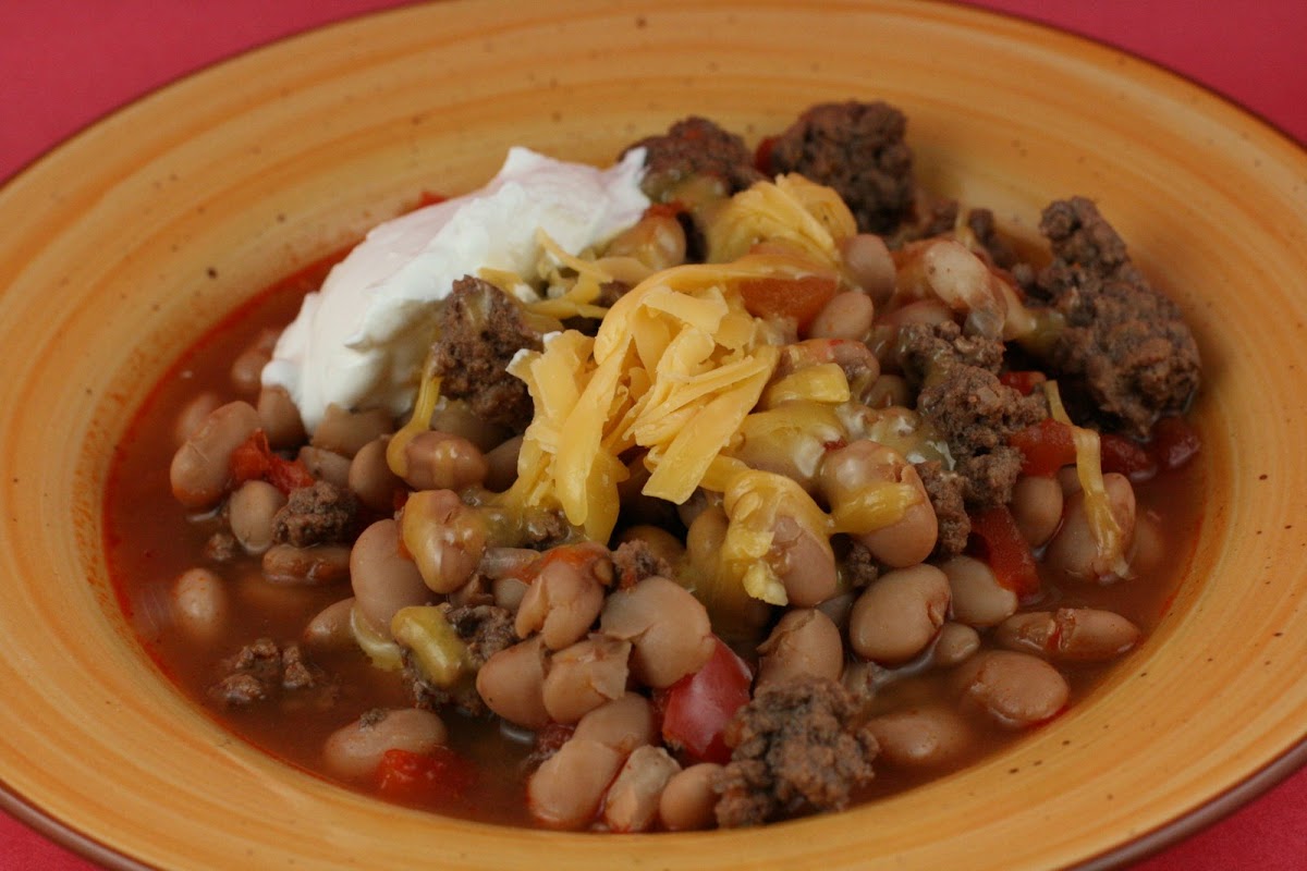 Slow Cooker Cowboy Beans Recipe - A Year of Slow Cooking