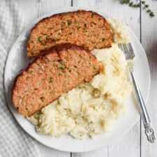 The Best Turkey Meatloaf; Low-FODMAP & Gluten-free
