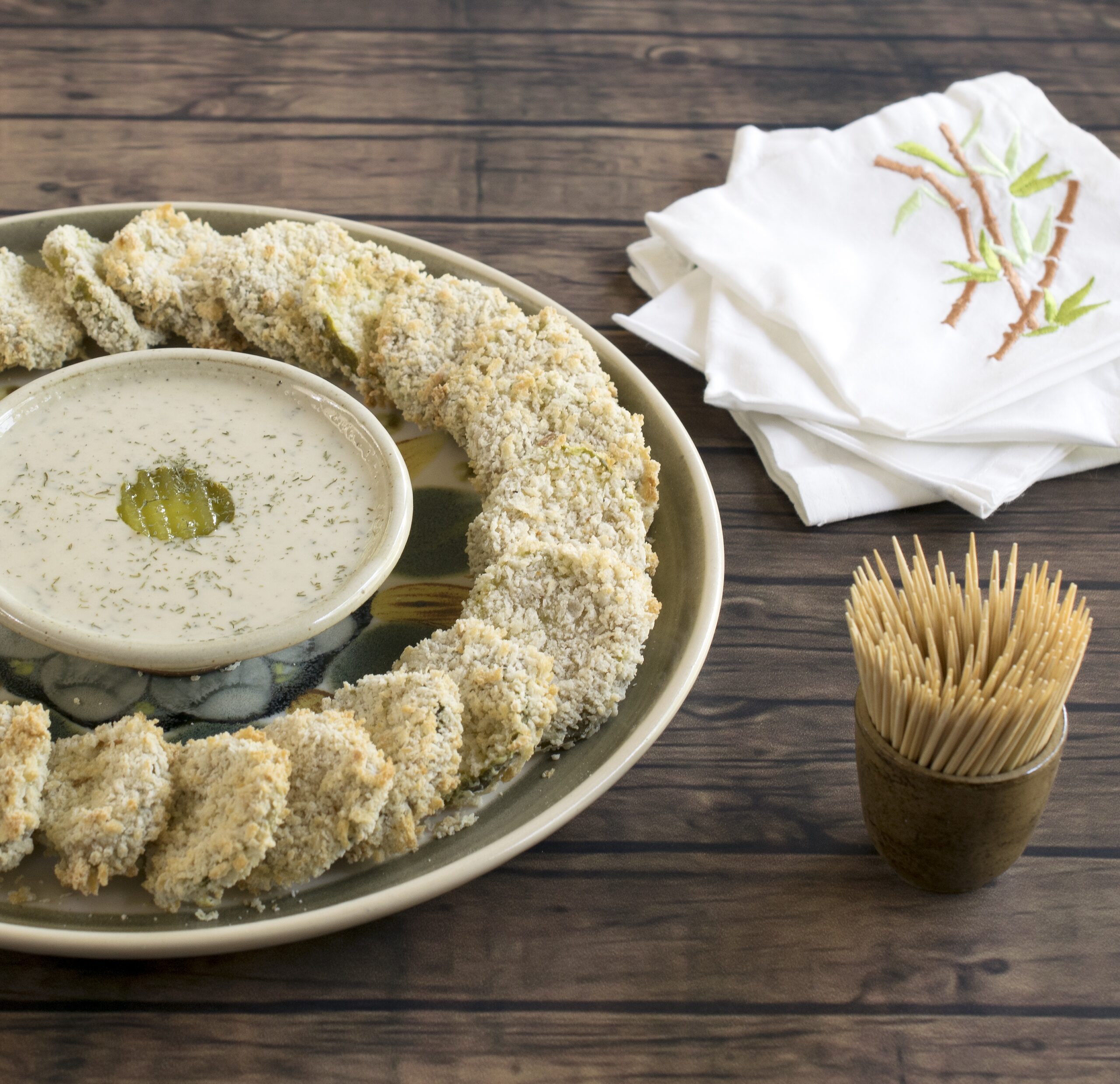 Vegan Air Fryer Pickles: Oil-Free with Gluten-free Option