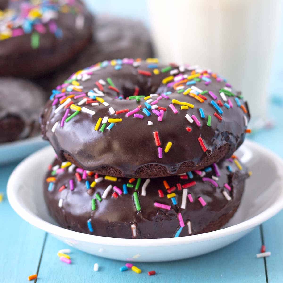 Vegan Chocolate Donuts (With a Gluten-Free Option!)