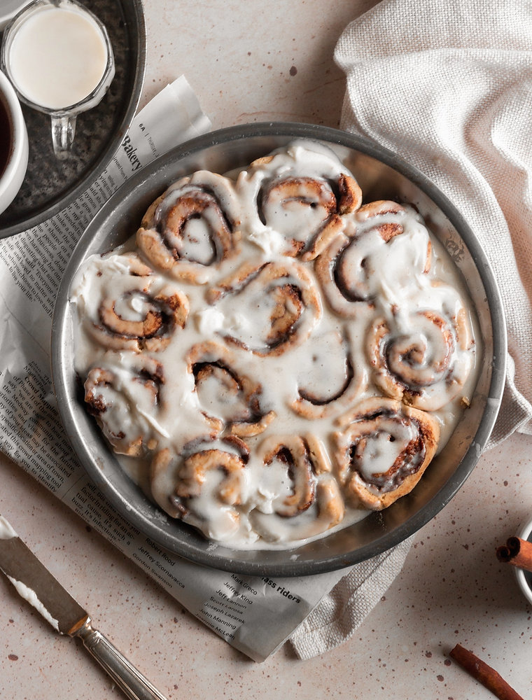 Easy Vegan Cinnamon Rolls (Gluten Free, No Yeast!)